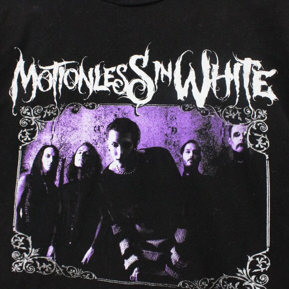 Tultex Shirt Mens Medium M Black Motionless In White Diseased & Disguised 2020 - Picture 4 of 8